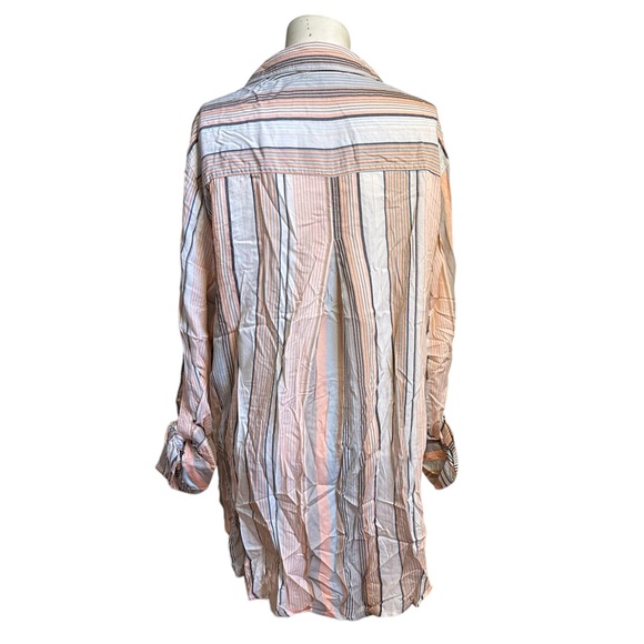 Striped Button Down, Size XL - Picture 2 of 3